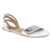 Barefoot sandále Shapen - Daisy 2.0 White biele
