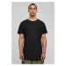 Long T-shirt Turnup Tee black