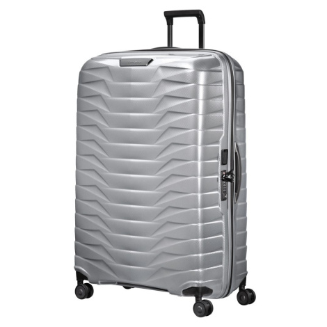 Samsonite Skořepinový cestovní kufr Proxis XXL 147 l - stříbrná