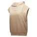 Mikina Woolrich Dip Dye Sleeveless Hoodie Light Oak