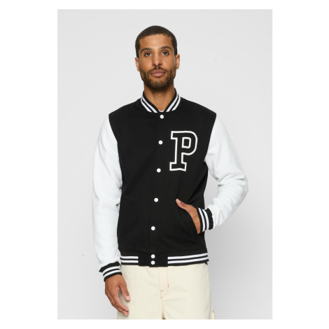 Pray College Jacket blk/wht mister tee