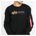 Alpha Industries Alpha Label Sweater čierna