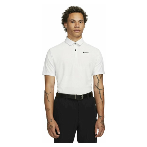 Nike Dri-Fit ADV Tour Mens Polo Shirt Camo White/White/Black