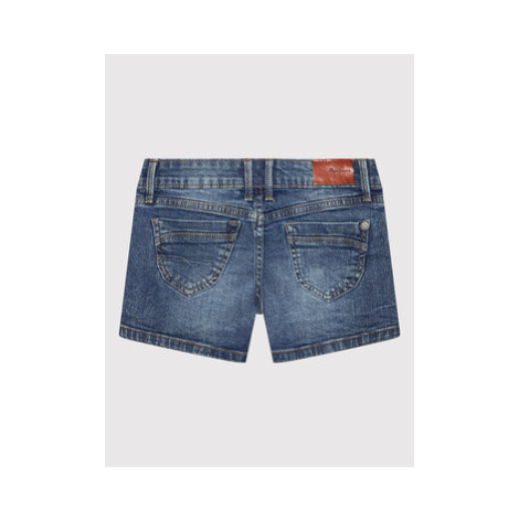 Pepe Jeans Džínsové šortky Foxtail PG800782 Tmavomodrá Regular Fit