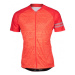 Pánske cyklistické tričko pohodlné celorozopínacie MATHIAS - red