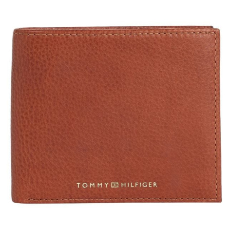 Tommy Hilfiger Peňaženka - PREMIUM LEATHER CC AND COIN hnedá