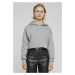 Women's cropped hoodie Terry Hoodie gray