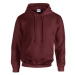 Gildan Unisex mikina s kapucňou G18500 Maroon