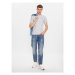 Guess Tričko U97M00 K6YW1 Sivá Slim Fit