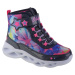 Farebné dievčenské svietiace členkové tenisky Skechers Twisty Brights - Sweet Starz 302690L-NVMT