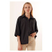 Bigdart 20124 Oversize Pocket Shirt - Black