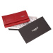 Dámska kožená peňaženka Lagen Maricaa - červená