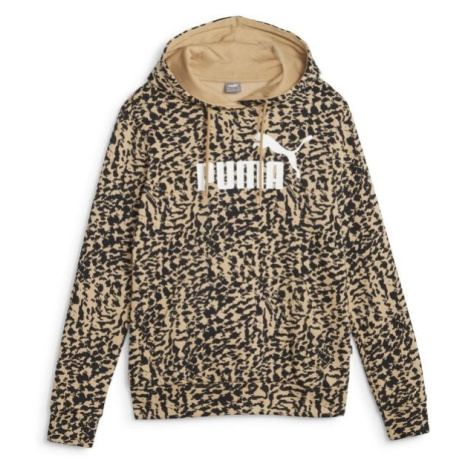 Puma ESS+ ANIMAL AOP HOODIE Dámska mikina s kapucňou, čierna, veľkosť