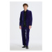 NOHAVICE GANT VELVET SUIT PANTS RICH NAVY