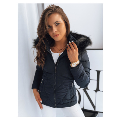 Dámska zimná bunda PUFFER Farba granátová DSTREET