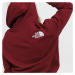The North Face W Oversized Hoodie bordeaux