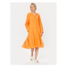 Seidensticker Košeľové šaty 60.134909 Oranžová Regular Fit