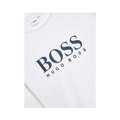 Boss Blúzka J25P21 D Biela Regular Fit Hugo Boss