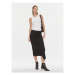 Calvin Klein Puzdrová sukňa Stretch Jersey Midi Skirt K20K206808 Čierna Slim Fit