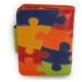 Dámská kožená peněženka s motivem puzzle 511-1161-PUZ