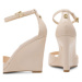 Nine West Sandále ALAYNA FF-2155 Biela