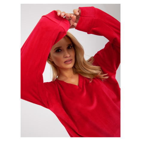 Blouse-RP-BZ-8188.31X-red Rue Paris