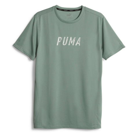 PUMA Funkčné tričko  pastelovo zelená / biela