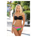 Shocking swimwear Magnolia Nero-Cricket-Rosa M-584 black-green