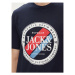 Jack&Jones Tričko Loof 12248624 Tmavomodrá Standard Fit