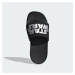 ADIDAS SPORTSWEAR Plážové / kúpacie topánky 'Adilette Star Wars'  čierna / strieborná / biela