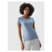 Women's slim T-shirt 4F - light blue