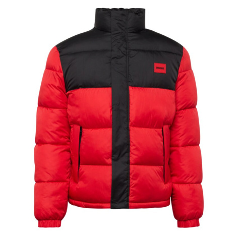 HUGO Zimná bunda 'Balto'  červená / čierna Hugo Boss