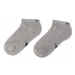 Kappa Súprava 3 párov kotníkových ponožiek unisex 704275 Sivá