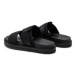 Calvin Klein Jeans Šľapky Double Bar Sandal Wb In Br YM0YM00946 Čierna