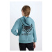 DEFACTO Boy's Hooded Back Printed Sweatshirt