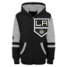 Los Angeles Kings detská mikina s kapucňou faceoff colorblocked fleece full-zip