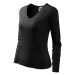Malfini Elegance W MLI-12701 čierne tričko