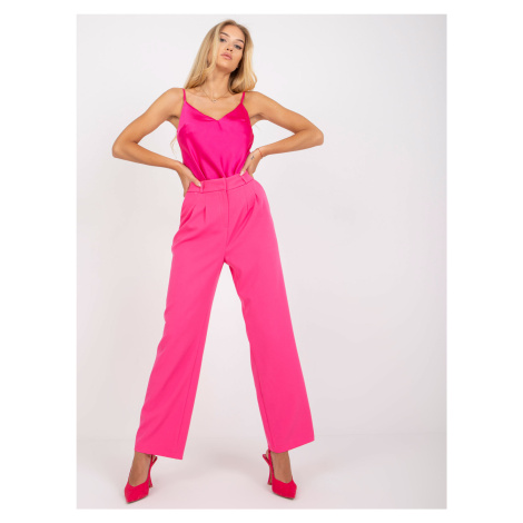 Pants-TO-SP-18155.21P-dark pink Rue Paris