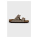 Semišové šľapky Birkenstock Arizona 51463.TAUP-TAUPE, dámske, šedá farba,