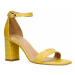 Wojas Žlté Trendy Dámske Sandále Na Leto A Slnečné Počasie