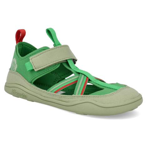 Barefoot dětské sandály Affenzahn - Vegan Breeze Frog zelené