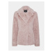 Ružový krátky kabát z umelého kožúšku Dorothy Perkins