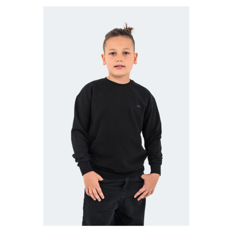 Slazenger Dna Unisex Kids Sweatshirt Black