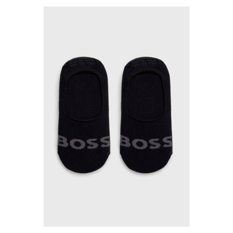 Ponožky BOSS 2-pak pánske,čierna farba,50477866 Hugo Boss