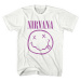 Nirvana tričko Purple Smiley Biela