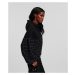 Mikina Karl Lagerfeld Boucle Mix Hoodie Black