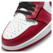 Air Jordan 1 Low FlyEase M DM1206-163 Red and White with Black - Nike červená-bílá