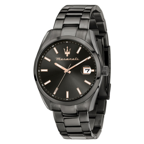 Maserati Analógové hodinky 'Attrazione'  antracitová / čierna