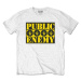 Public Enemy tričko Four Logos Biela