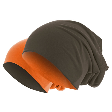 Jersey Beanie Double-Sided Chocolate/Orange MSTRDS